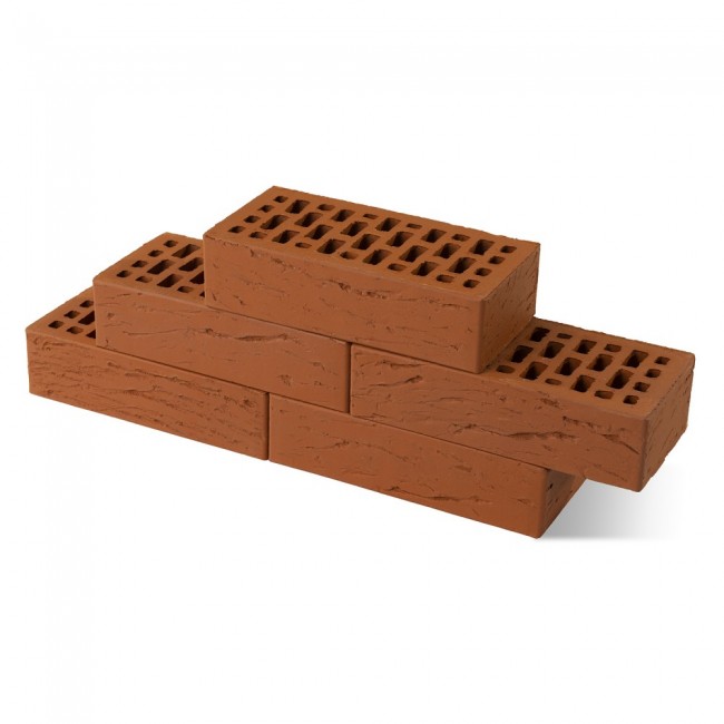 BRAER Облицовочный кирпич КРАСНЫЙ рифленый 1 NF BRAER Облицовочный кирпич КРАСНЫЙ рифленый 1 NF