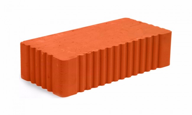 Кирпич полнотелый рифлёный Богородский 1НФ Кирпич полнотелый рифлёный Богородский 1НФ
