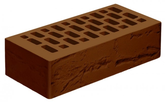 Голицынский кирпич одинарный лицевой коричневый рустик Голицынский кирпич одинарный лицевой коричневый рустик