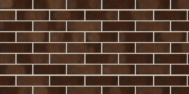 Голицынский кирпич одинарный лицевой блюз - коричневый  рустик